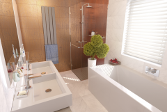 Sonnengarten Haus - Ansicht Badezimmer